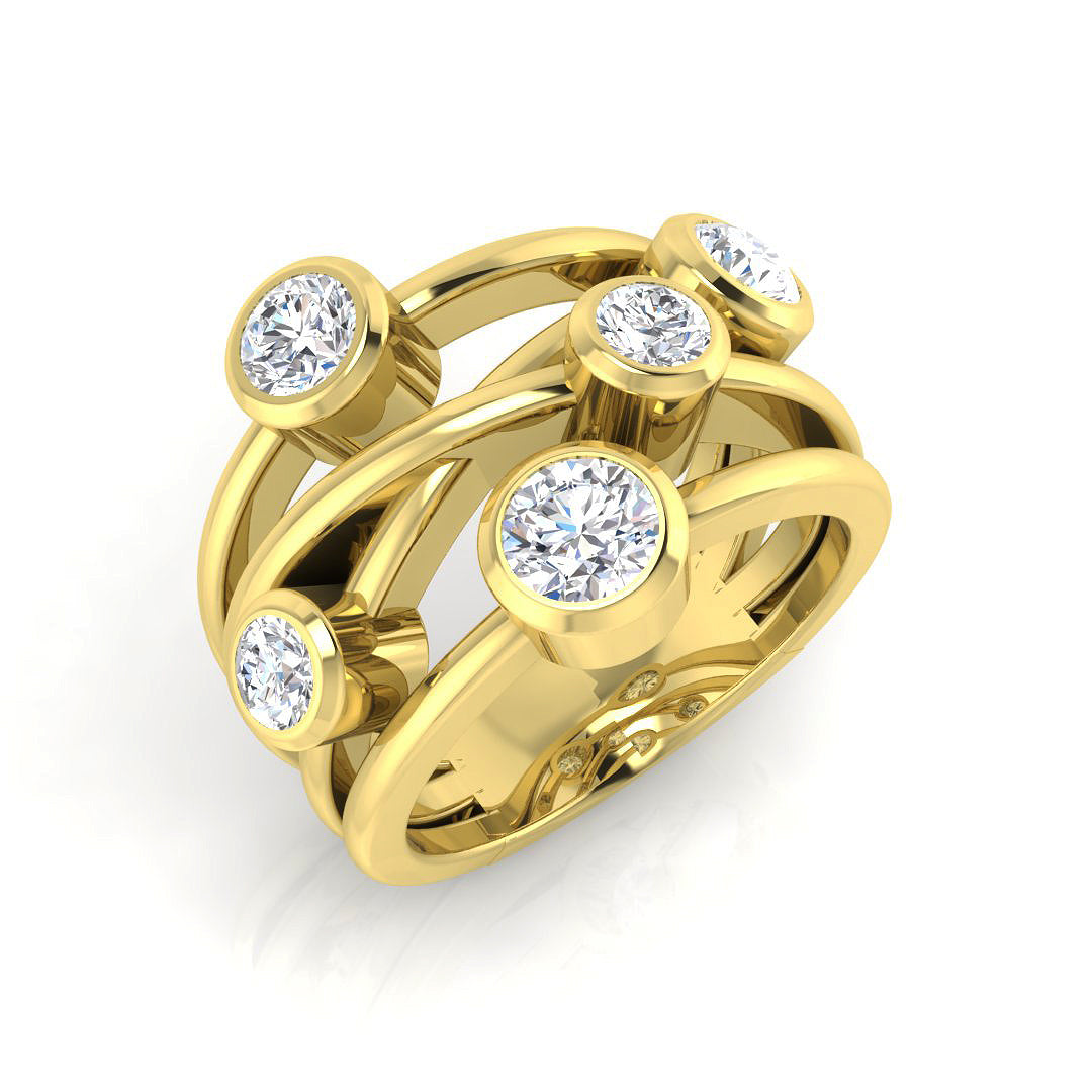 18ct Yellow Gold 1.45ct G SI2 Diamond Ring