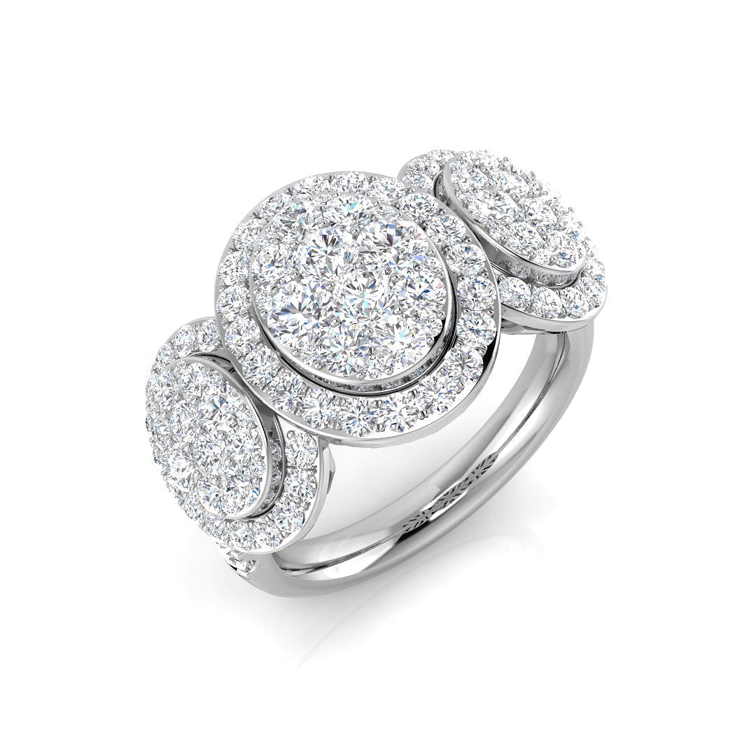 9ct White Gold 1.79ct G SI2 Diamond Ring