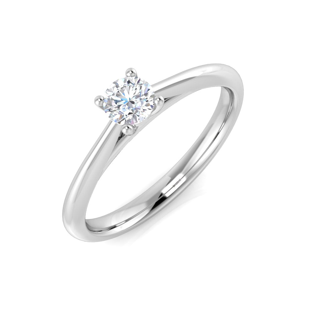 Platinum 0.25ct G SI2 Diamond Ring
