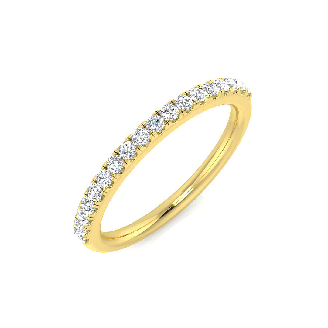 18ct Yellow Gold 0.24ct G SI1 Diamond Ring
