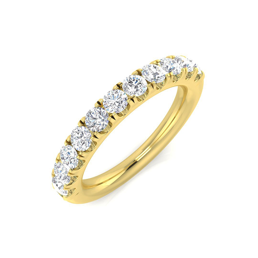 9ct Yellow Gold 0.81ct G I1 Diamond Ring