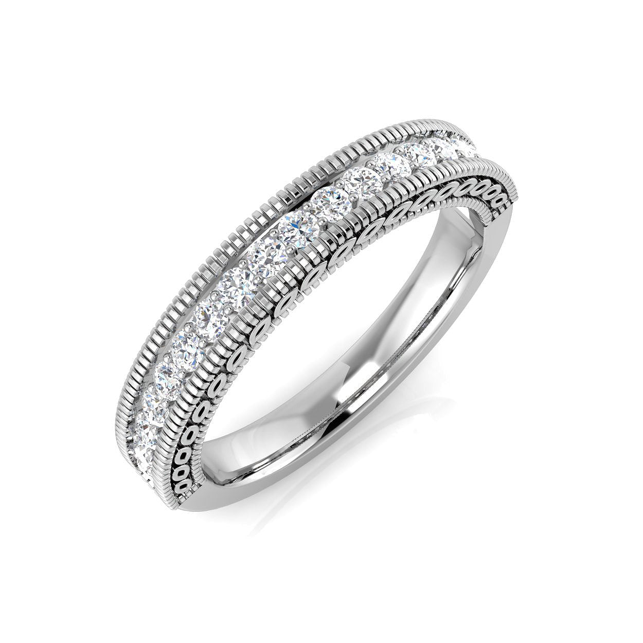 18ct White Gold 0.28ct G SI1 Diamond Ring