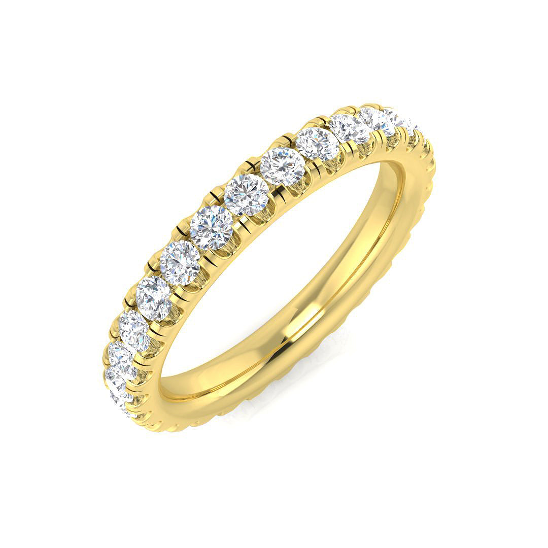 18ct Yellow Gold 0.99ct G SI2 Diamond Ring