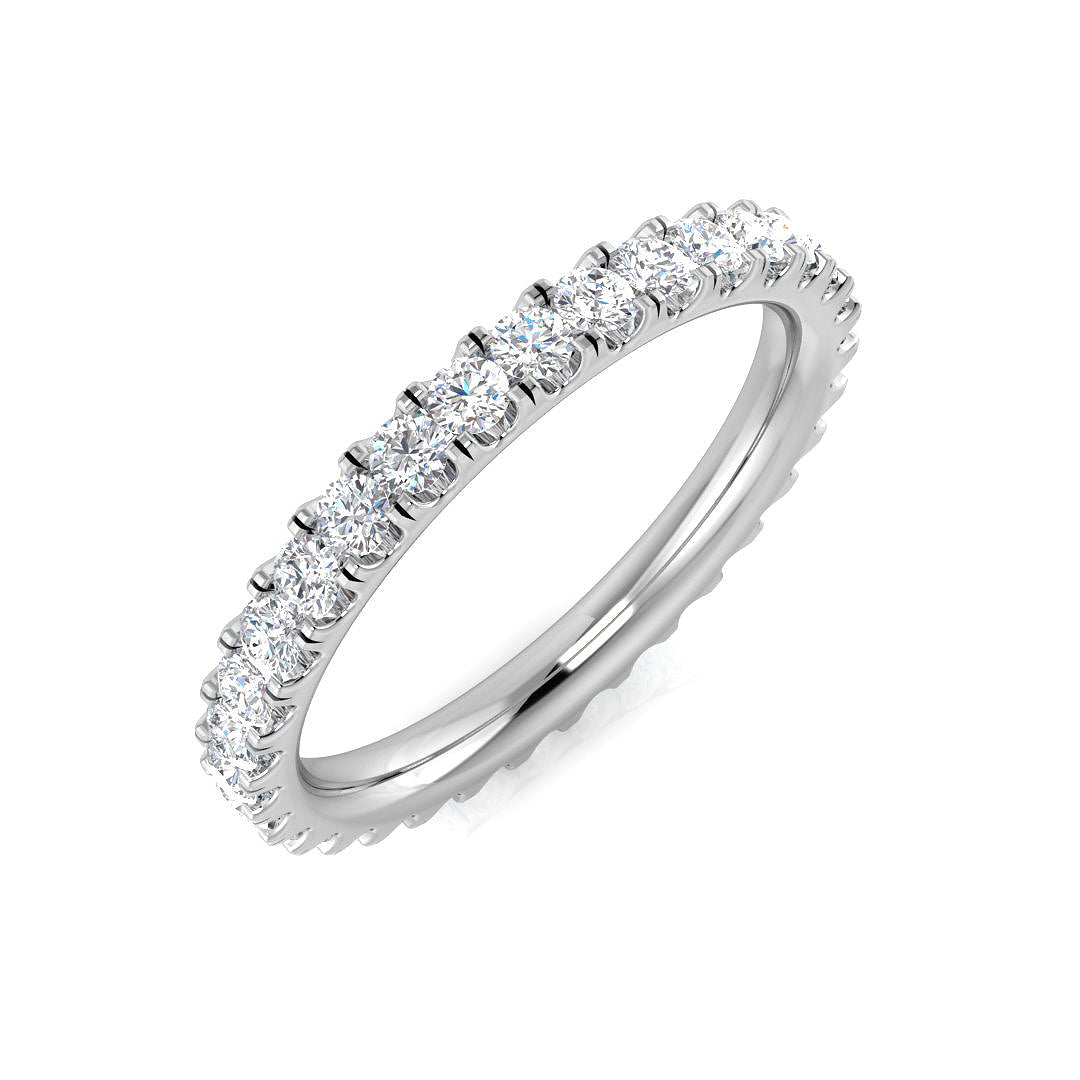 18ct White Gold 0.83ct G SI1 Diamond Ring