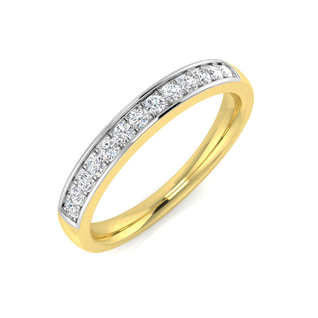 18ct Yellow Gold 0.19ct G SI1 Diamond Ring