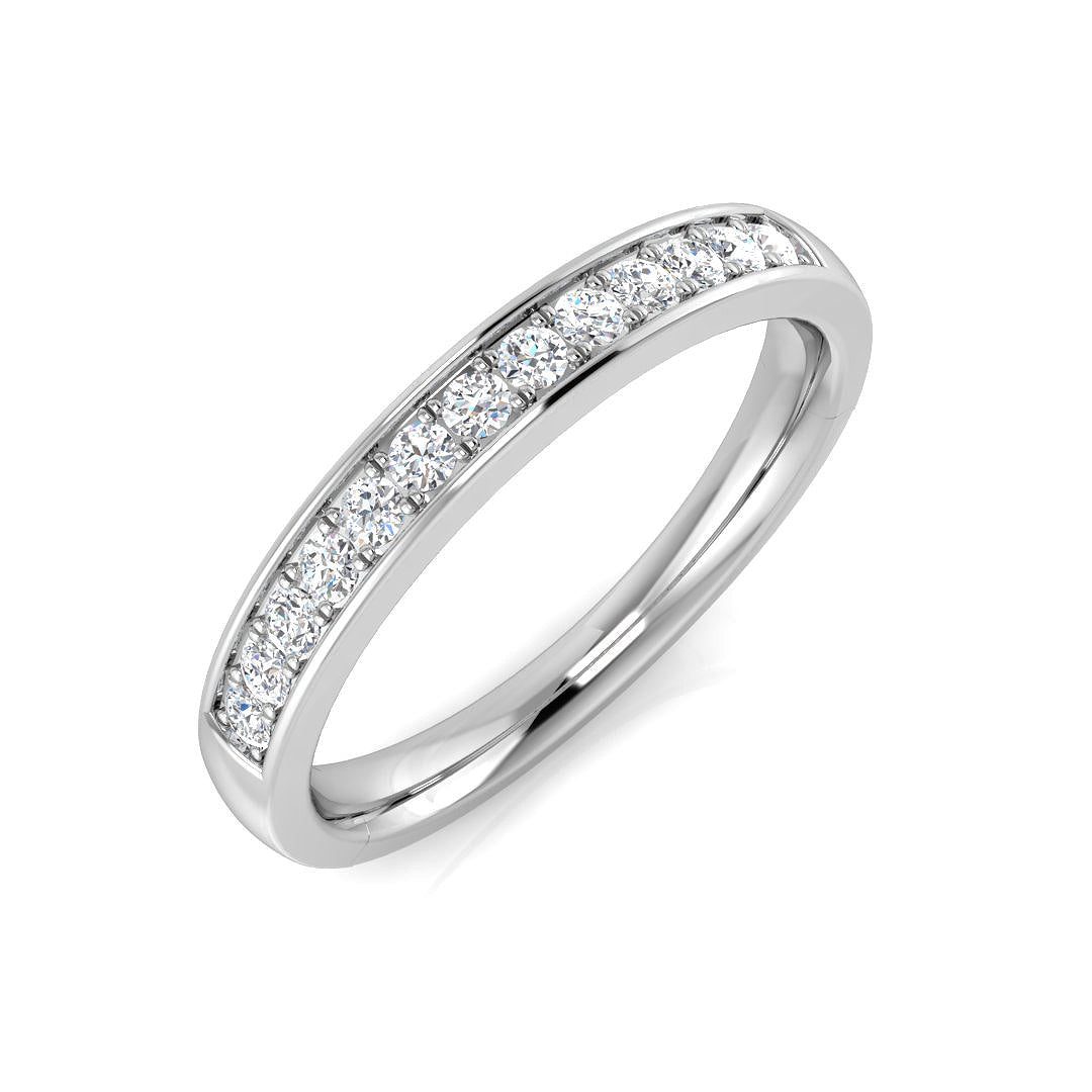 9ct White Gold 0.19ct G SI2 Diamond Ring