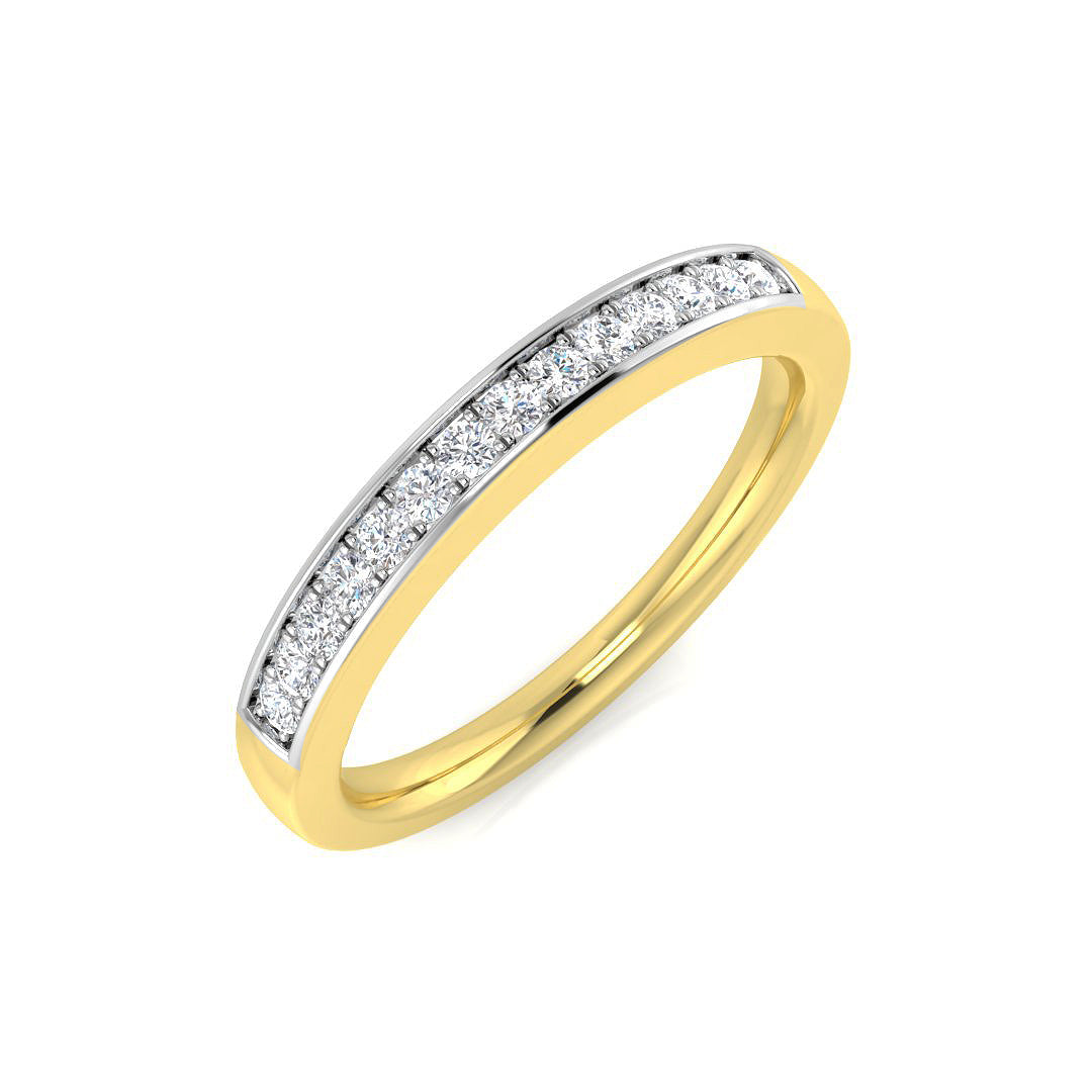 18ct Yellow Gold 0.13ct G SI1 Diamond Ring