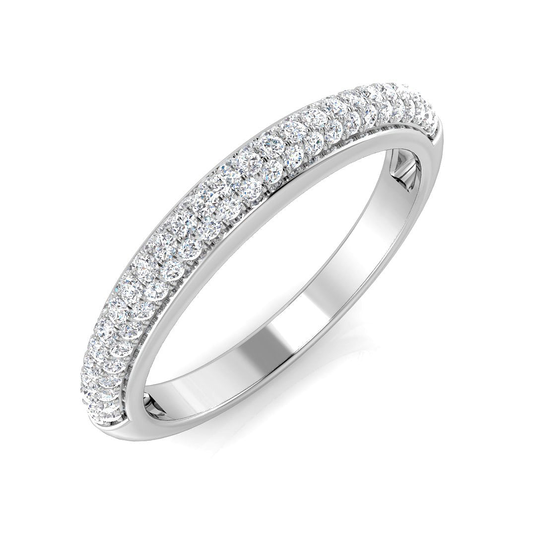 18ct White Gold 0.34ct G SI1 Diamond Ring