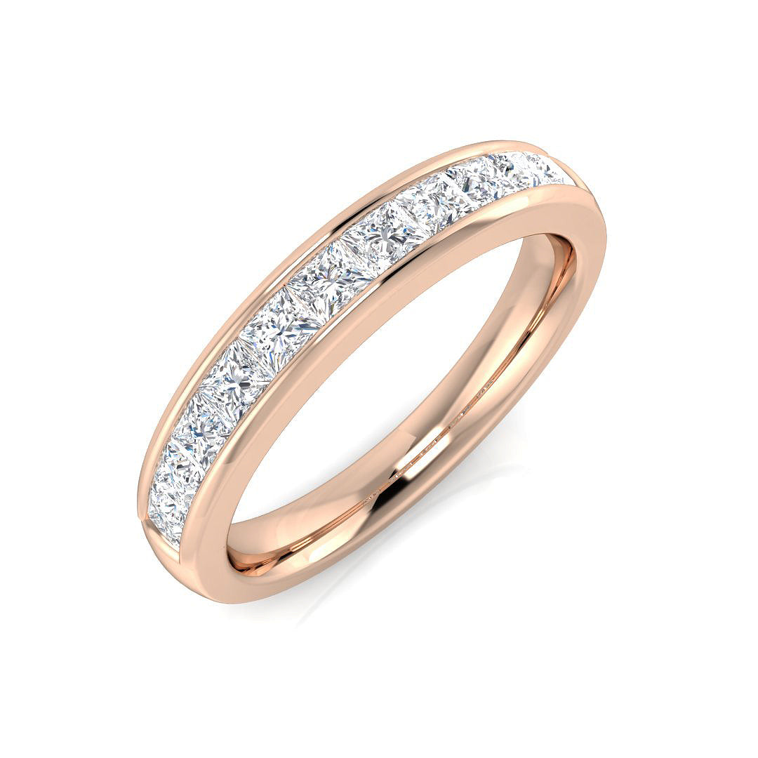 18ct Rose Gold 0.75ct G SI1 Diamond Ring
