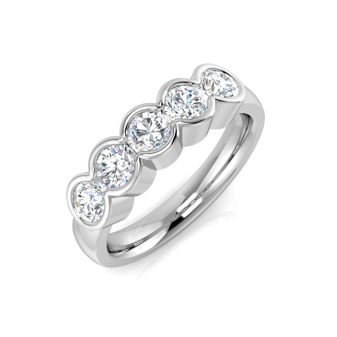 Platinum 1.08ct G SI2 Diamond Ring