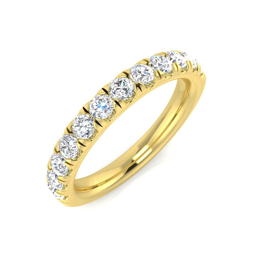 18ct Yellow Gold 0.65ct Laboratory Grown CVD Ring