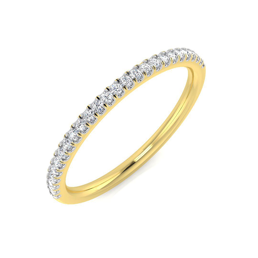18ct Yellow Gold 0.10ct G SI1 Diamond Ring