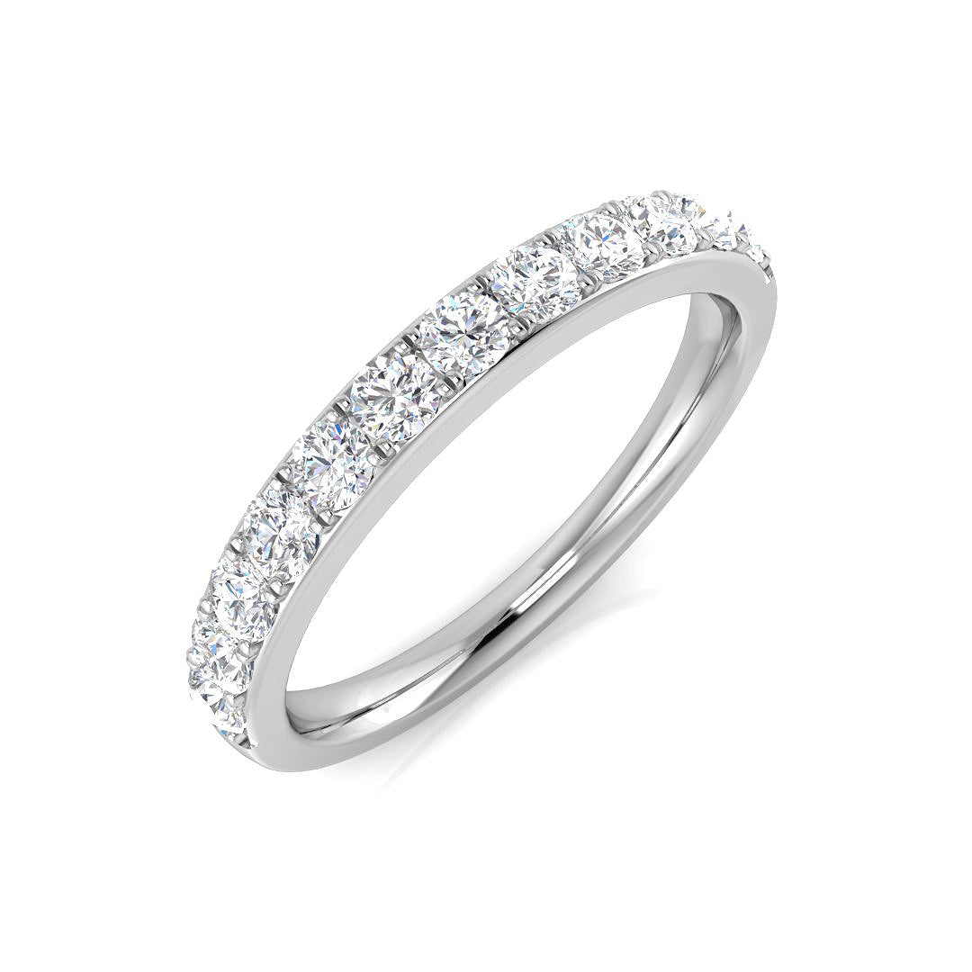 9ct White Gold 0.54ct G SI1 Diamond Ring