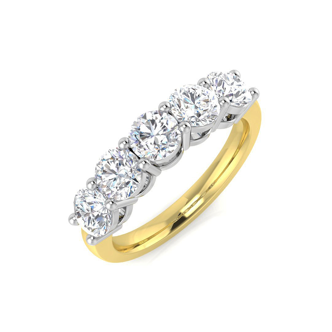 18ct Yellow Gold 2.01ct Laboratory Grown CVD Ring