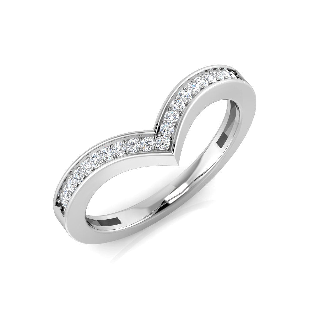 Platinum 0.10ct G SI2 Diamond Ring