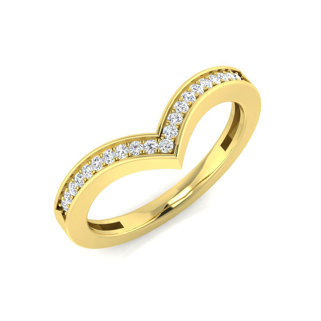18ct Yellow Gold 0.10ct G SI2 Diamond Ring
