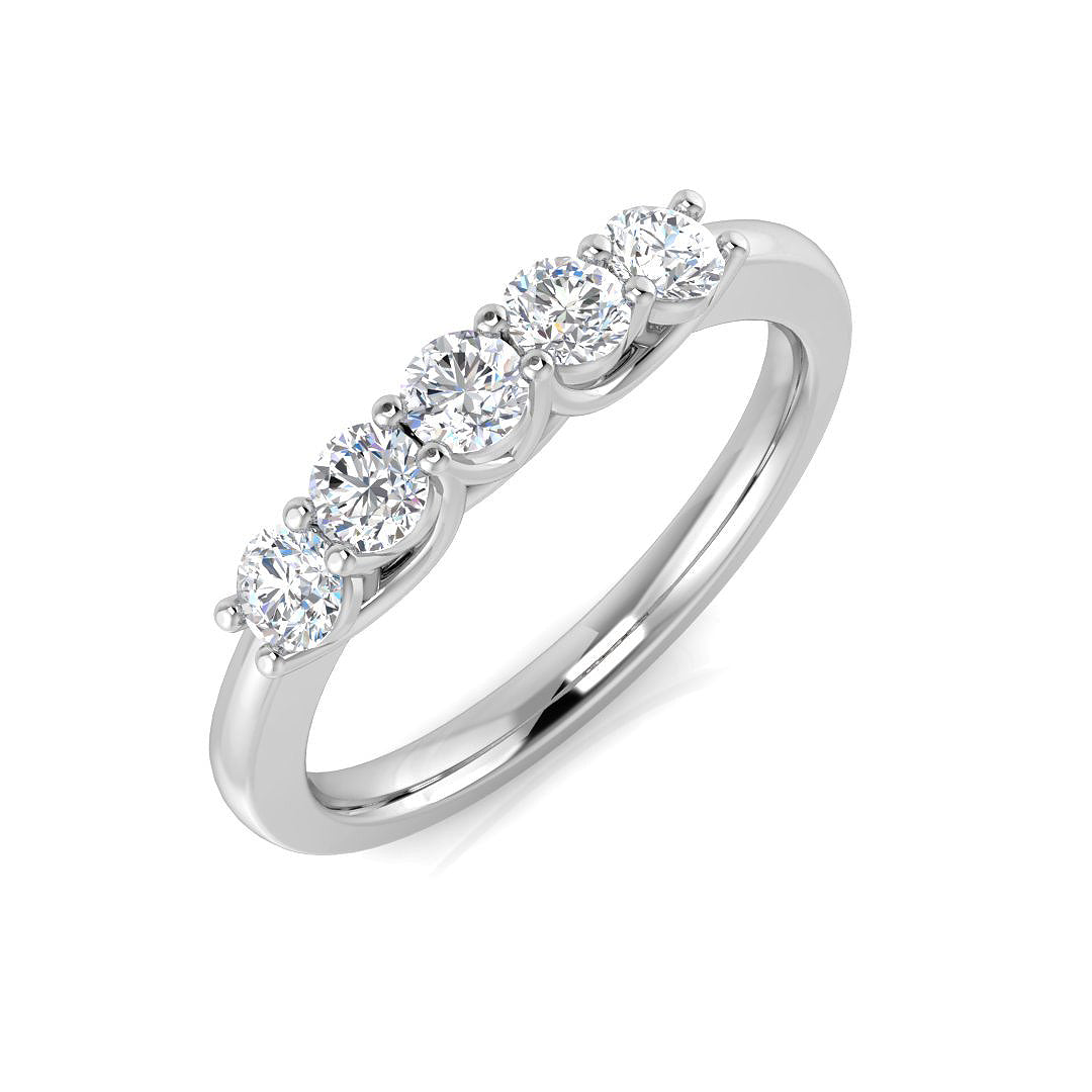 Platinum 0.50ct Laboratory Grown CVD Ring