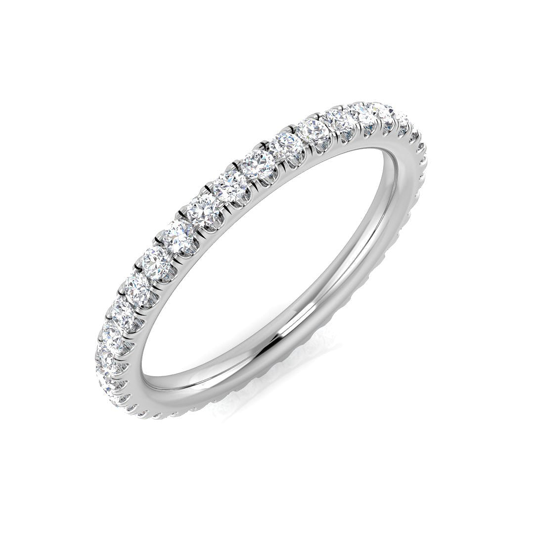 9ct White Gold 0.52ct Laboratory Grown CVD Ring