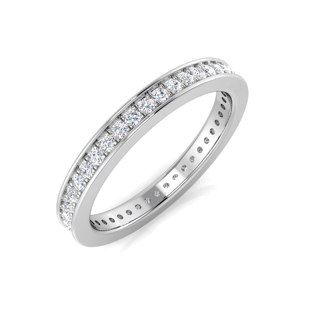 18ct White Gold 0.47ct G SI1 Diamond Ring