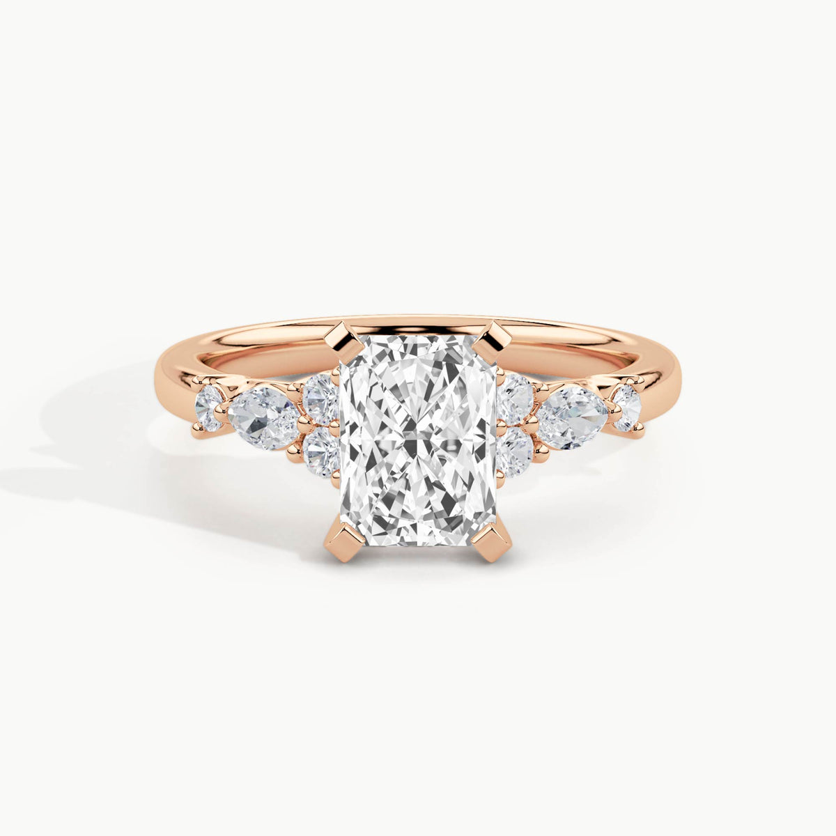 Rose Gold, Radiant, down view