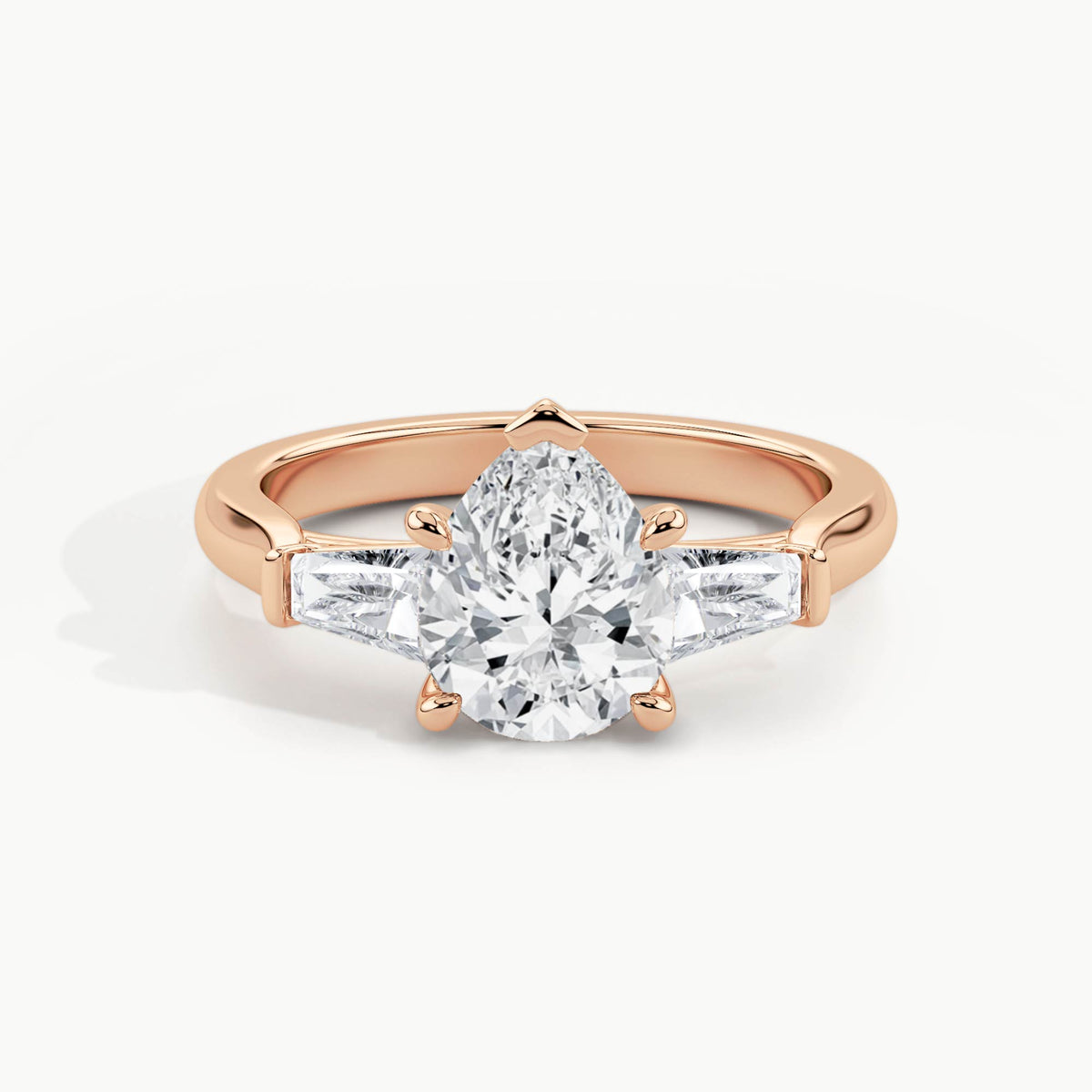 Rose Gold, Pear, down view