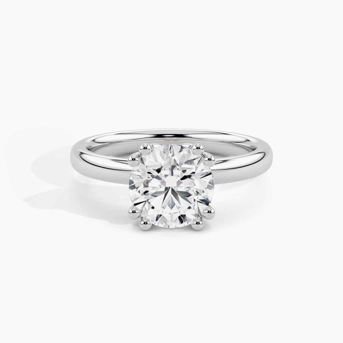 White Gold, Round, down view