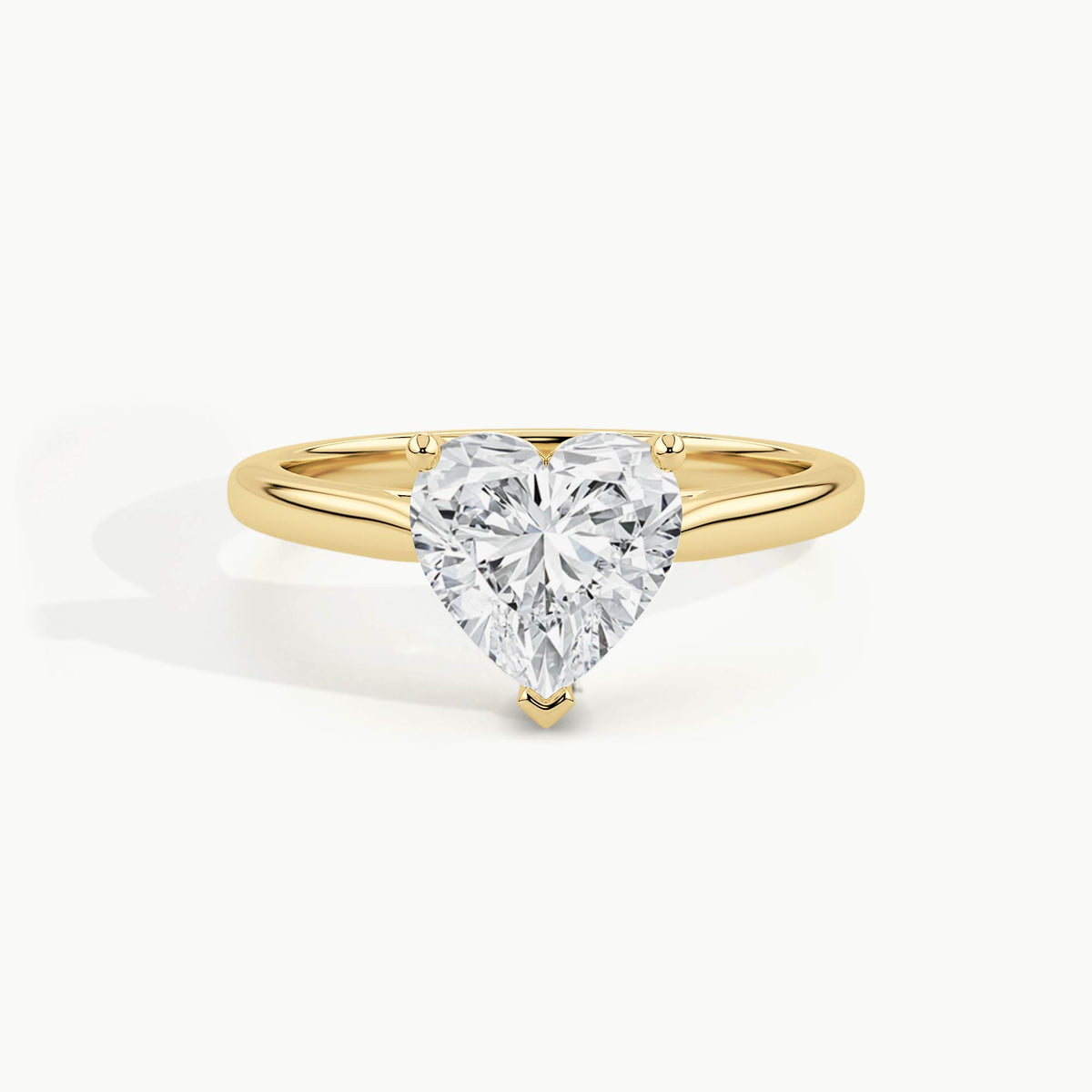Yellow Gold, Heart, down view