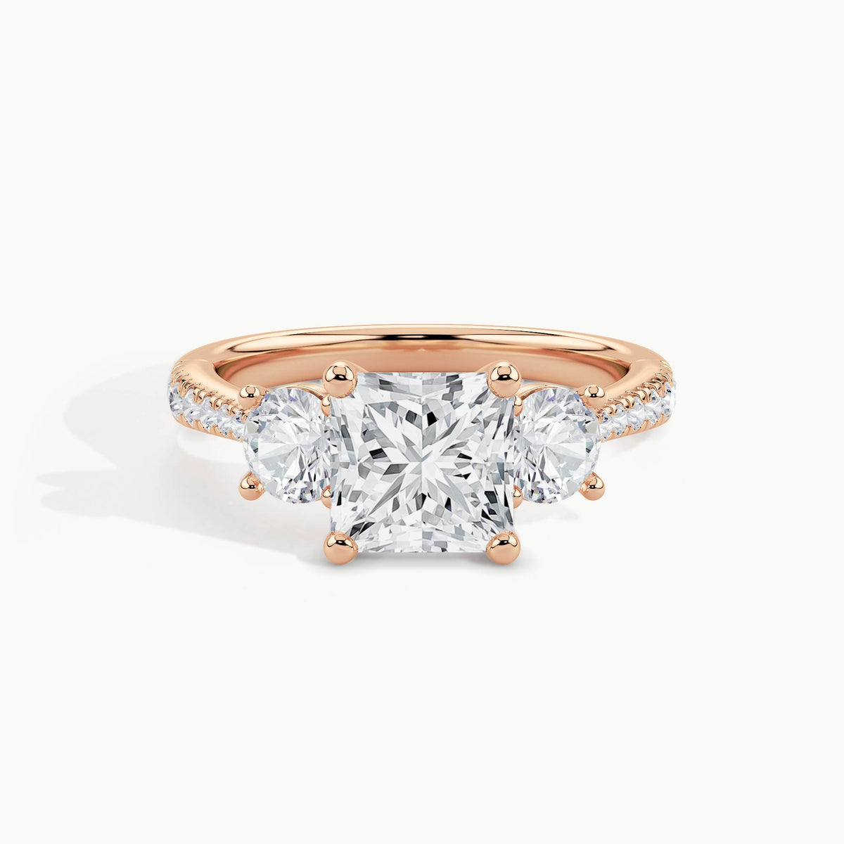 Rose Gold, Princess, down view