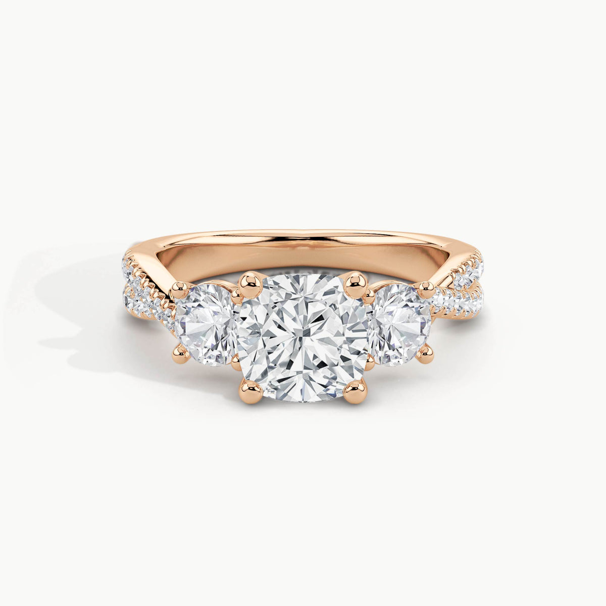 Rose Gold, Cushion, down view