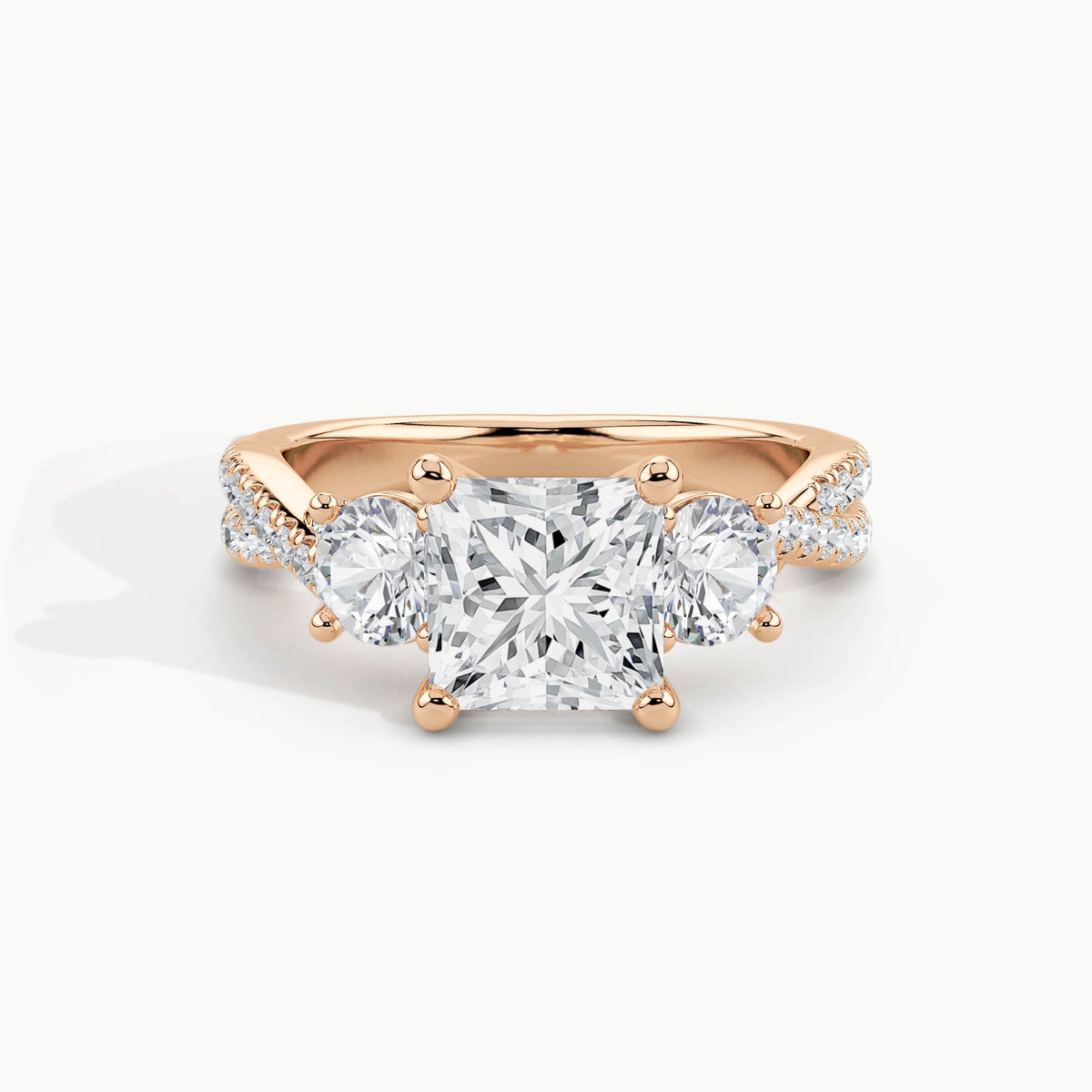 Rose Gold, Princess, down view