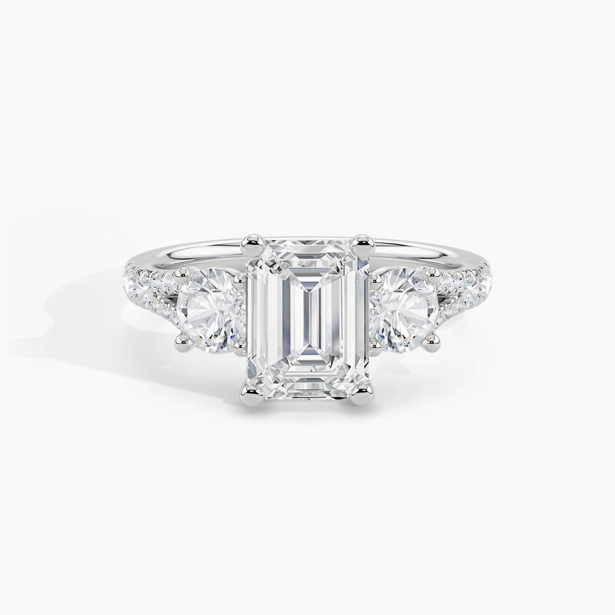 White Gold, Emerald, down view