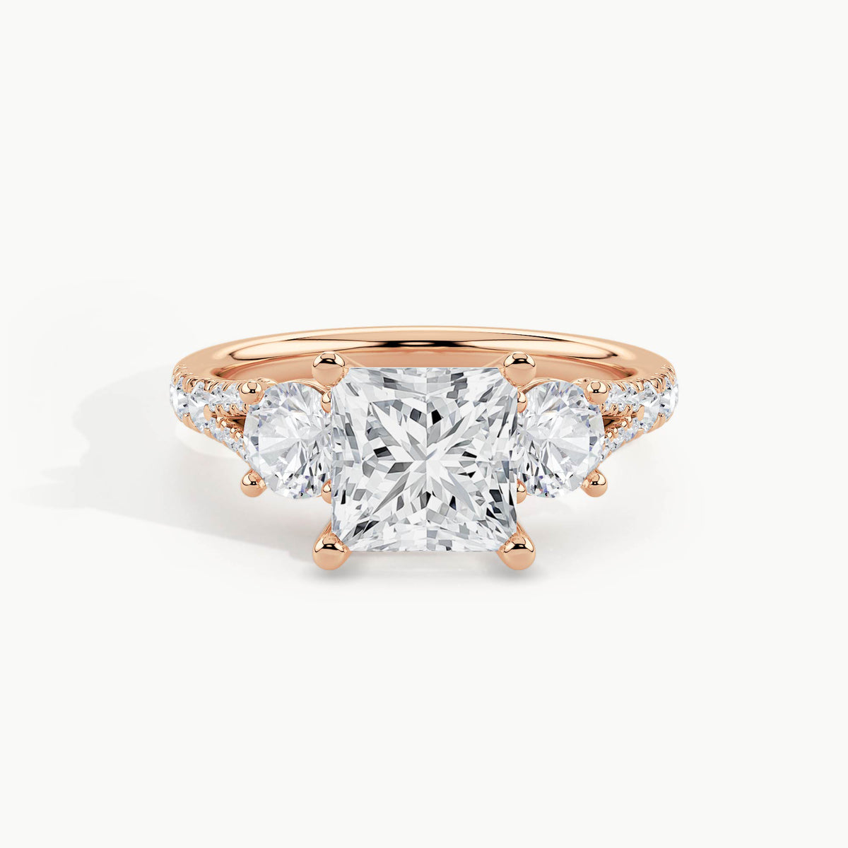 Rose Gold, Princess, down view