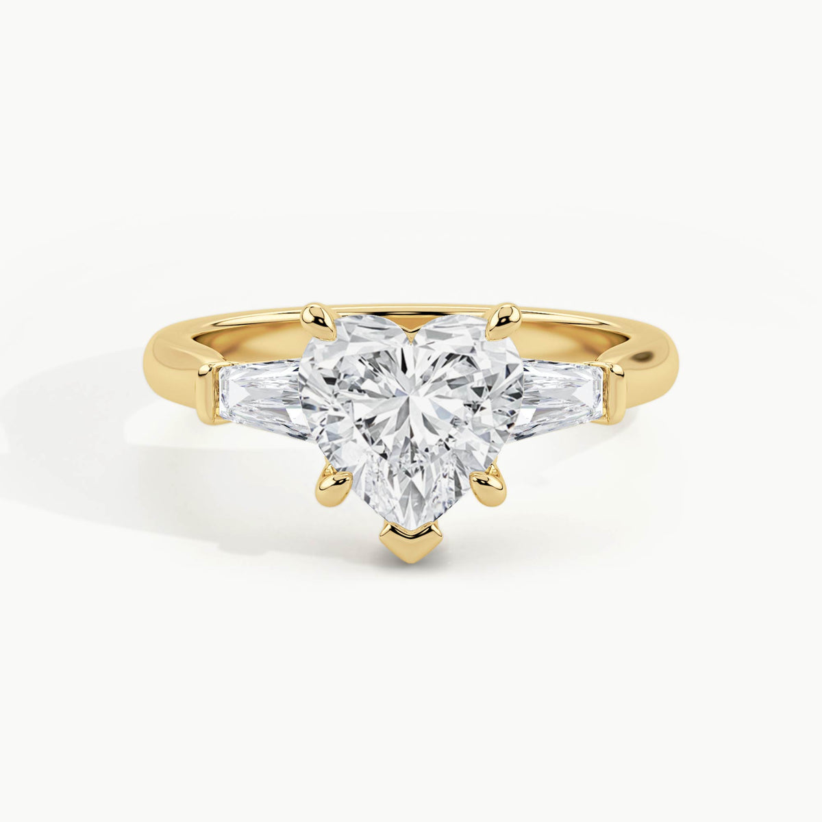 Yellow Gold, Heart, down view