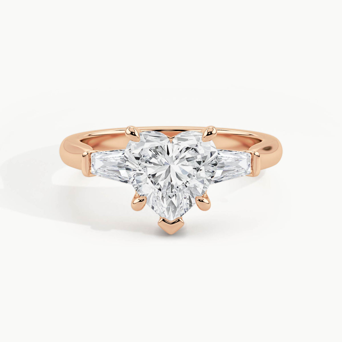 Rose Gold, Heart, down view