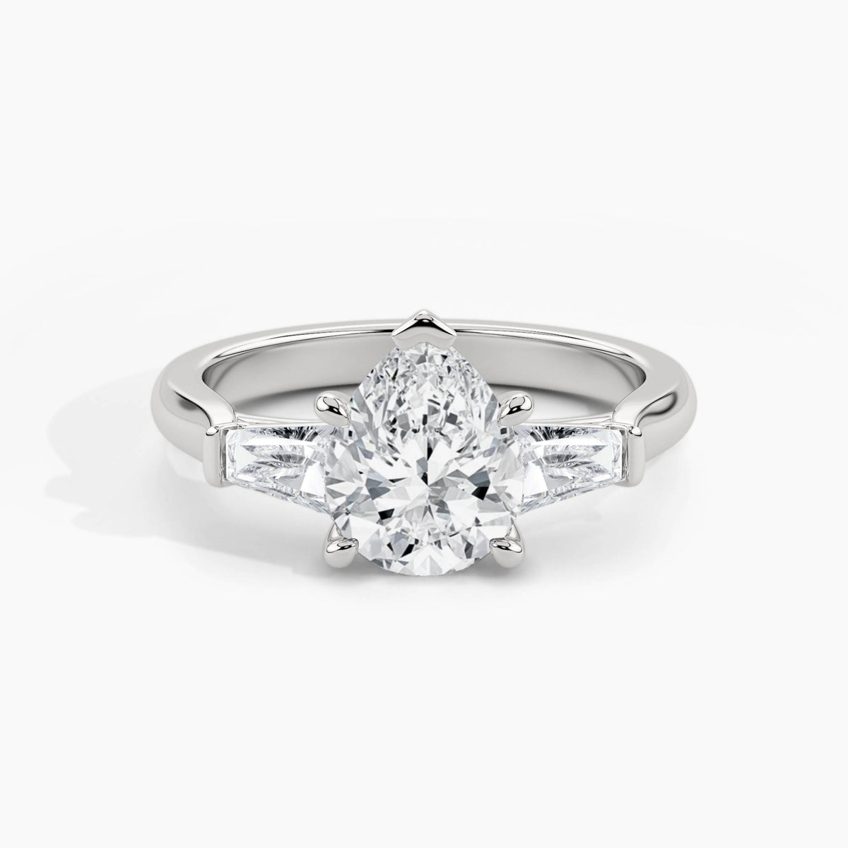 950 Platinum, Pear, down view