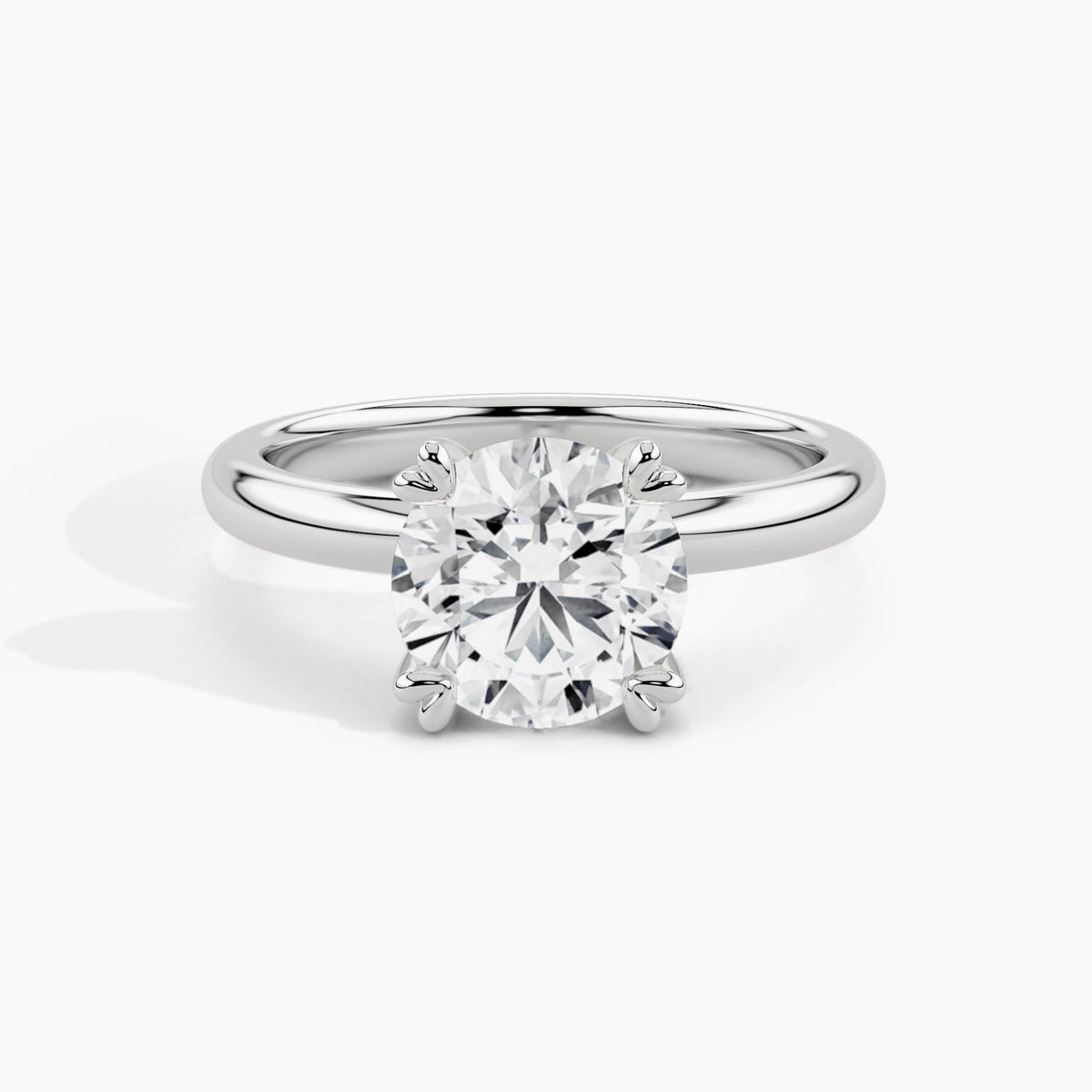 White Gold, Round, down view
