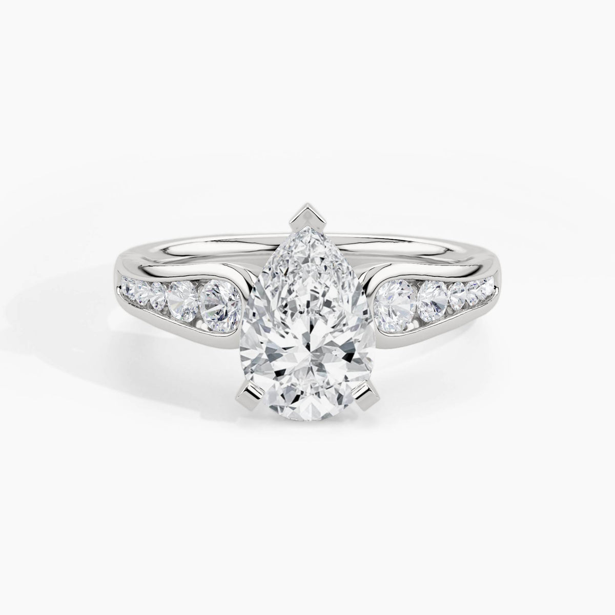 950 Platinum, Pear, down view