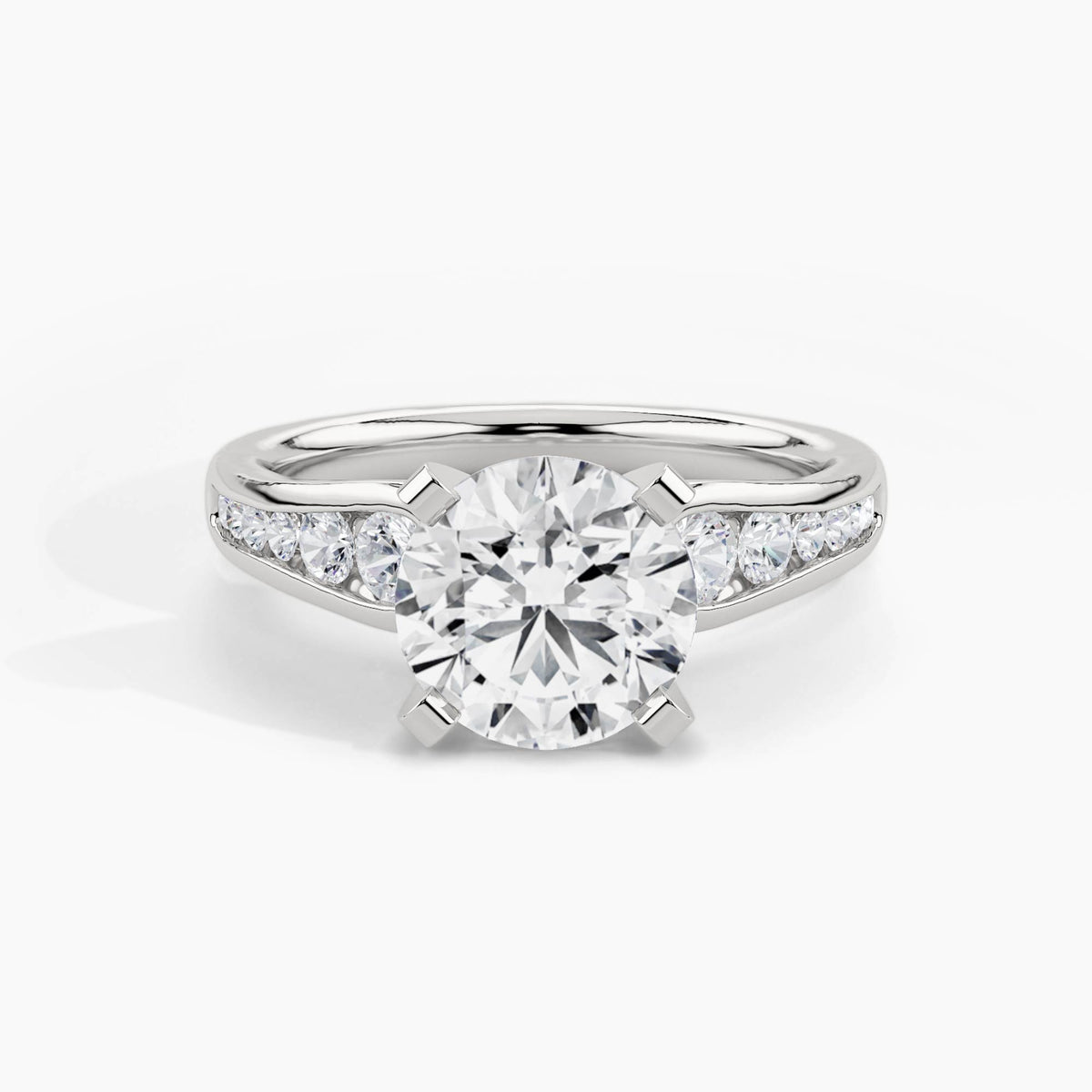 White Gold, Round, down view