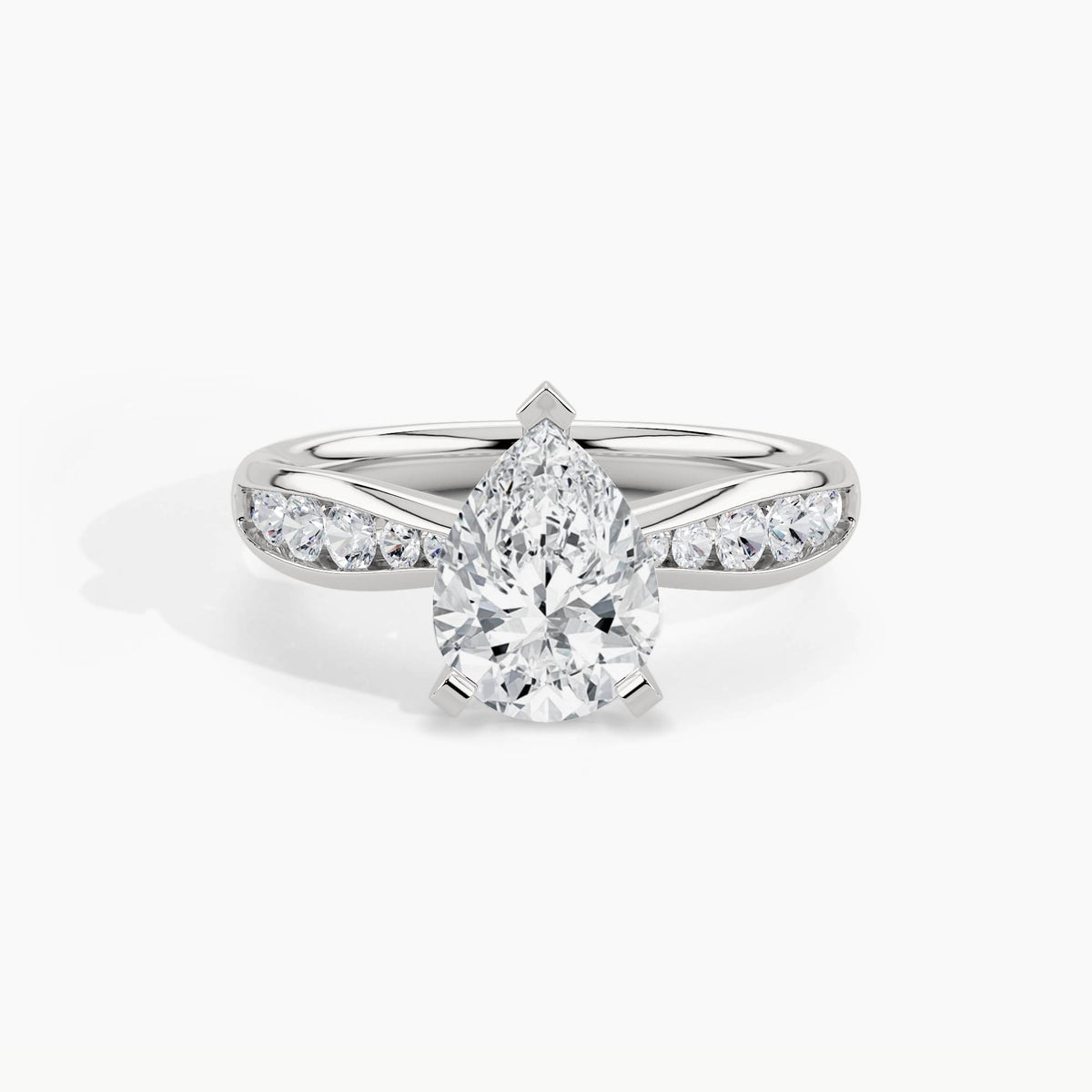 950 Platinum, Pear, down view