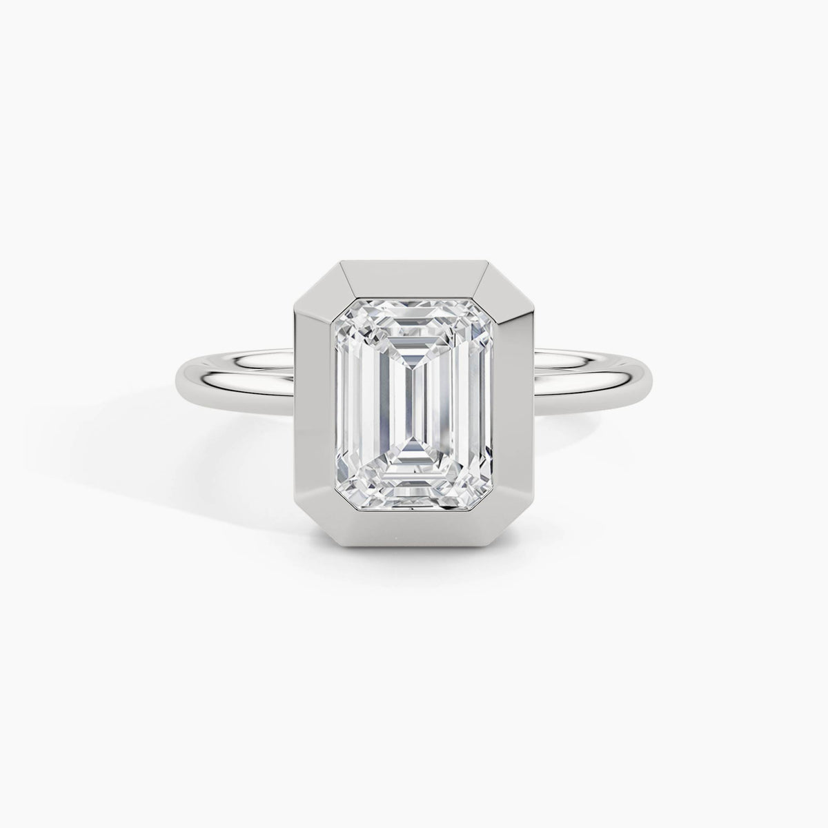 White Gold, Emerald, down view
