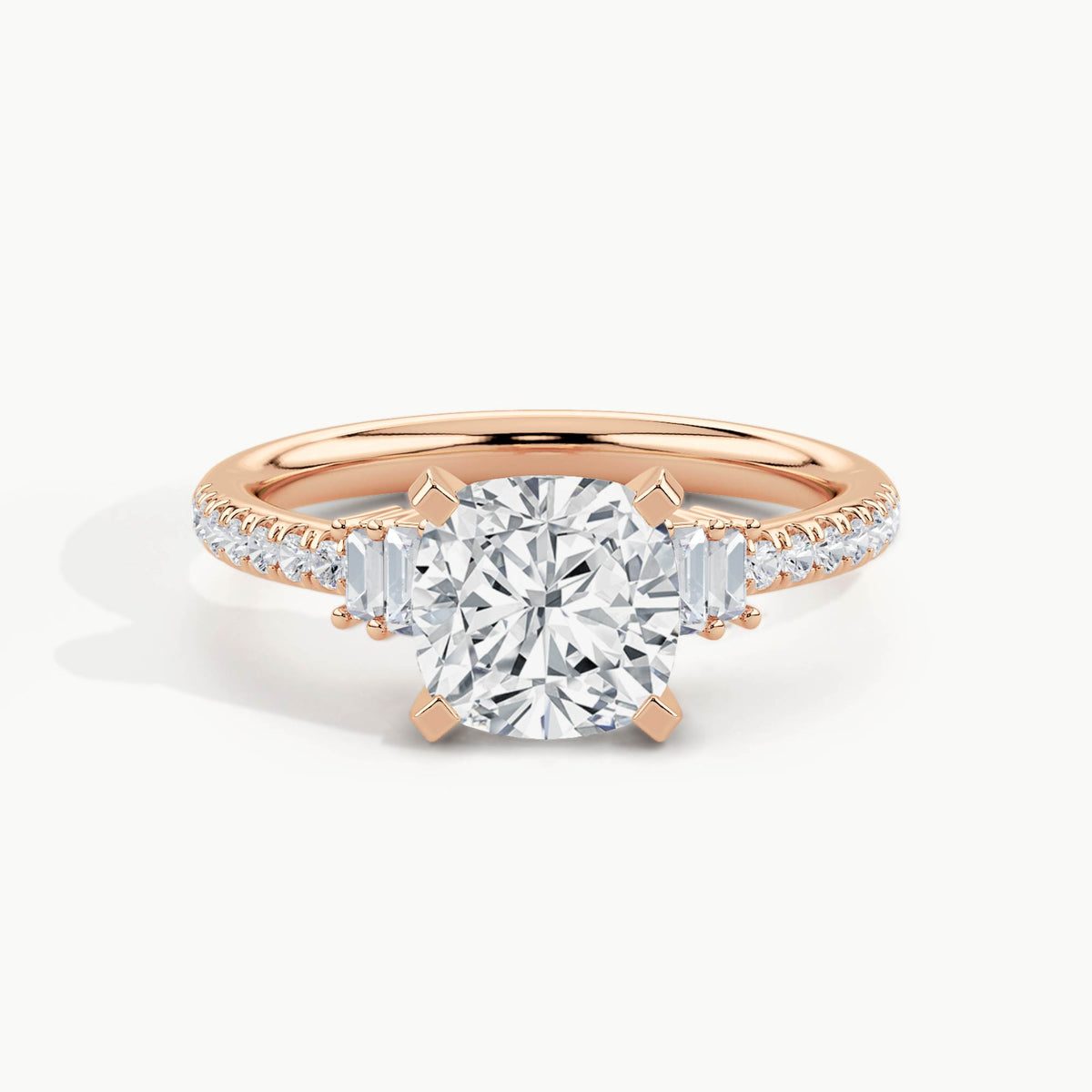 Rose Gold, Cushion, down view