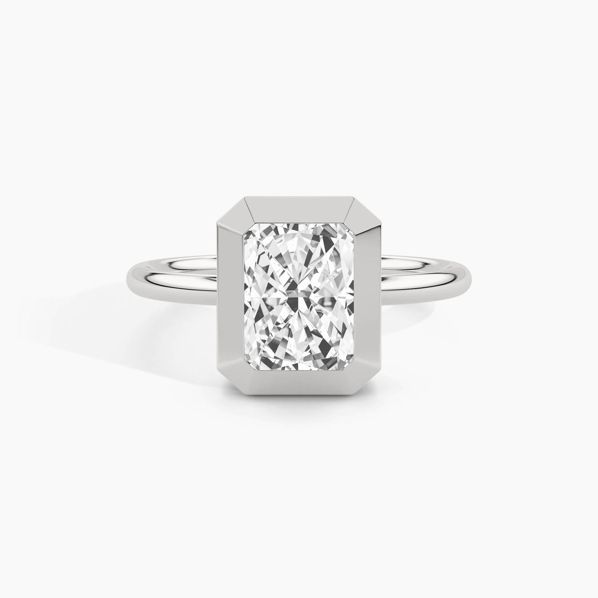950 Platinum, Radiant, down view