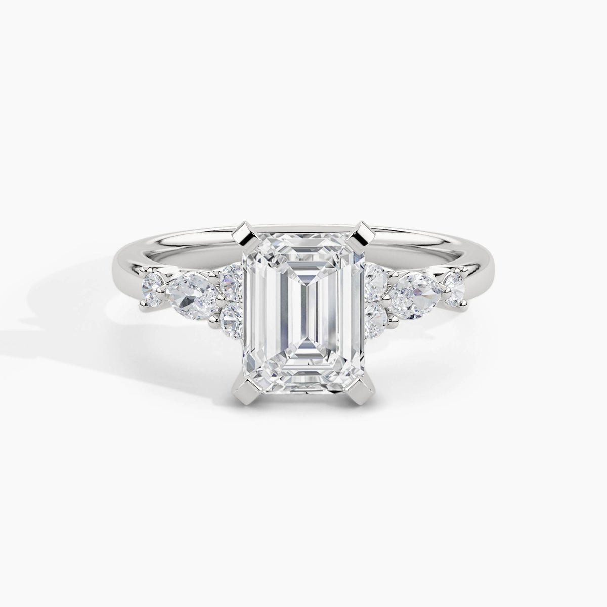 White Gold, Emerald, down view