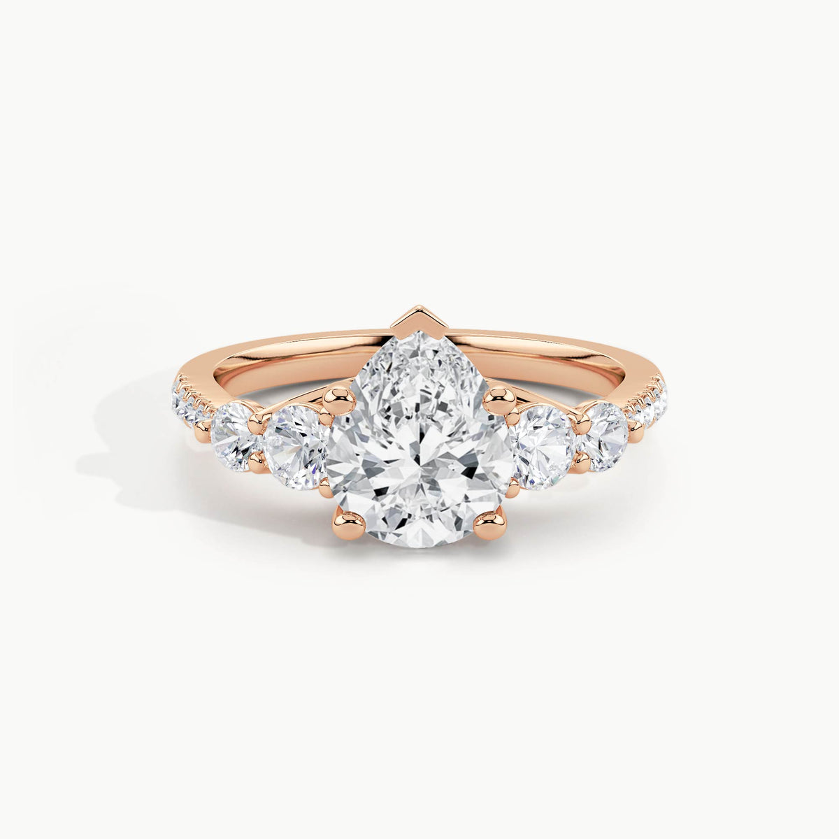 Rose Gold, Pear, down view