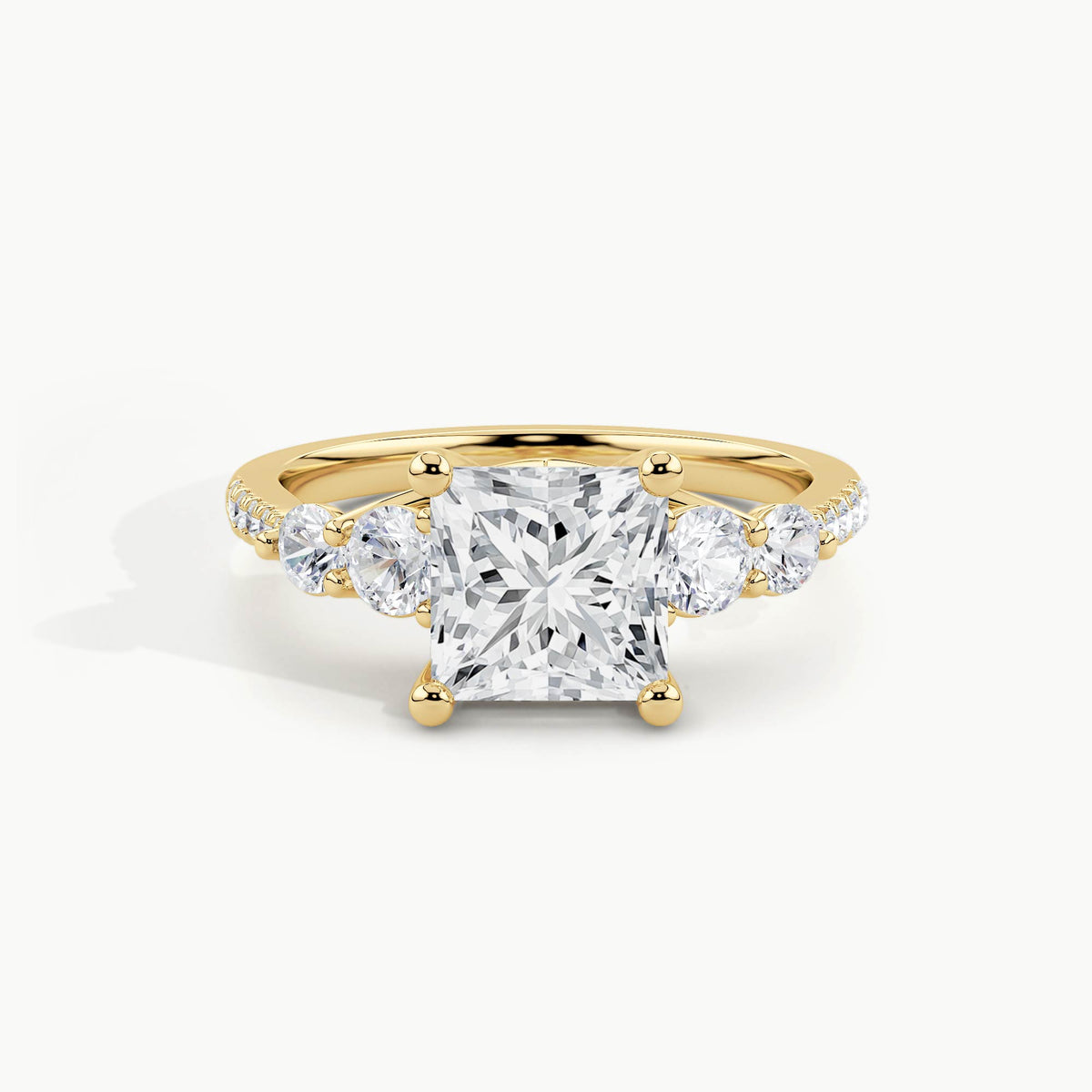 Yellow Gold, Princess, down view