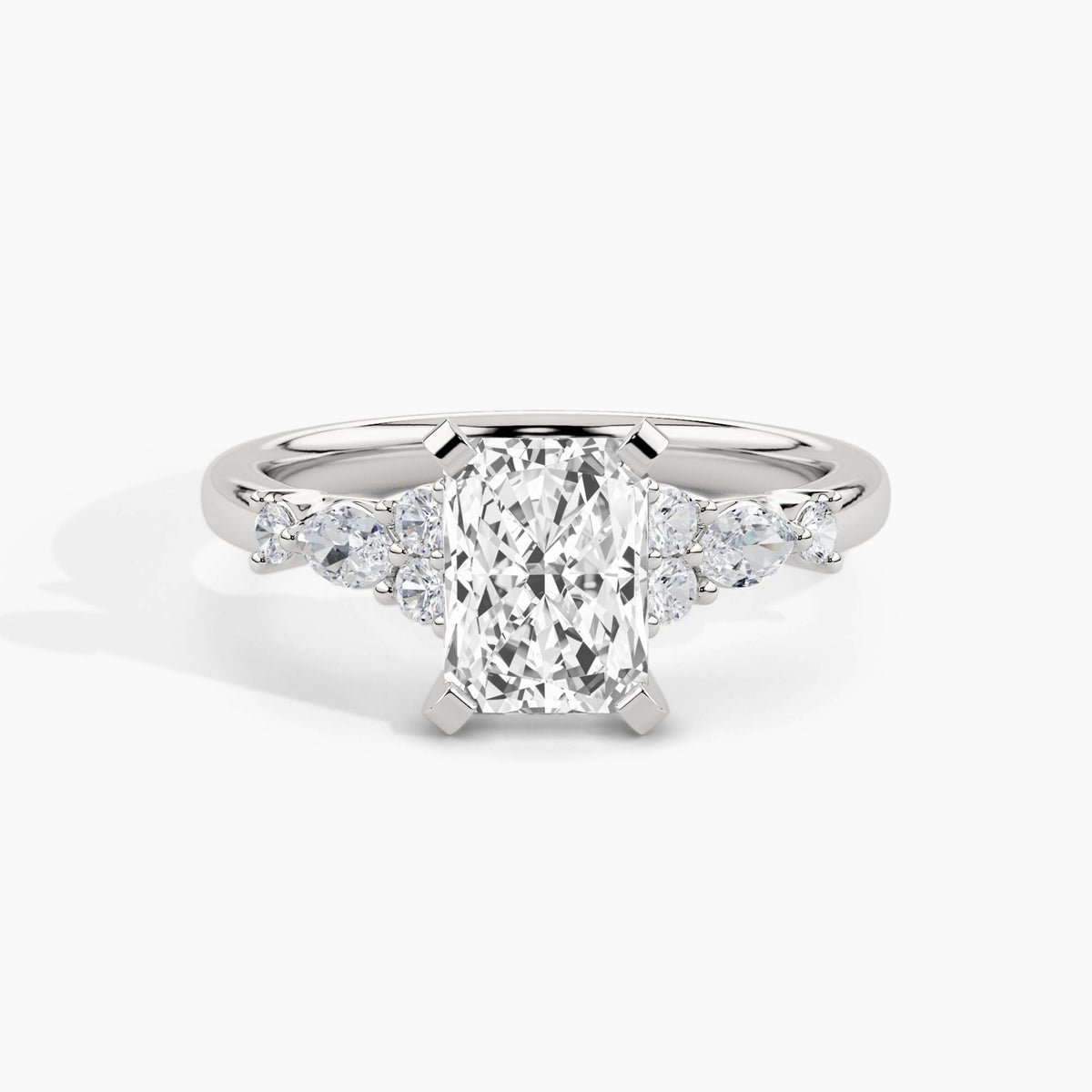 950 Platinum, Radiant, down view