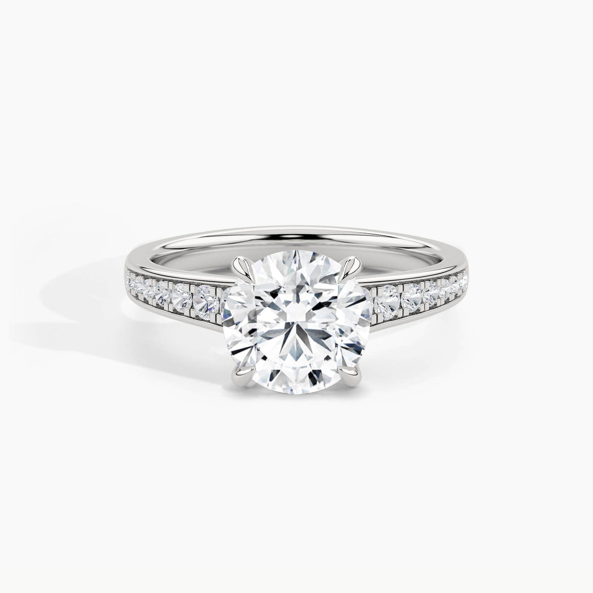 White Gold, Round, down view