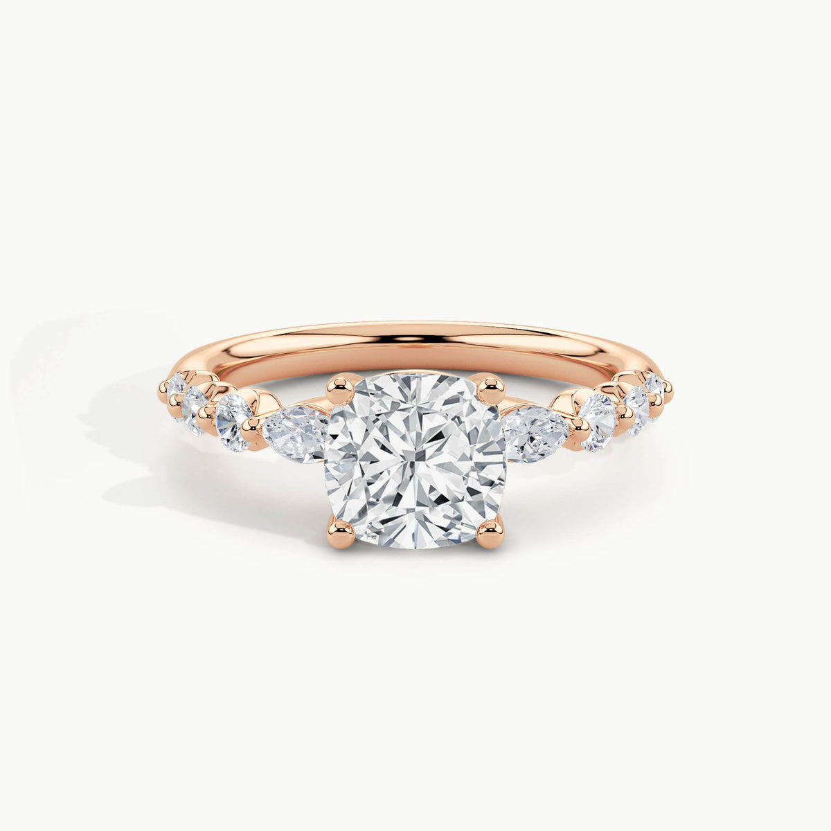 Rose Gold, Cushion, down view