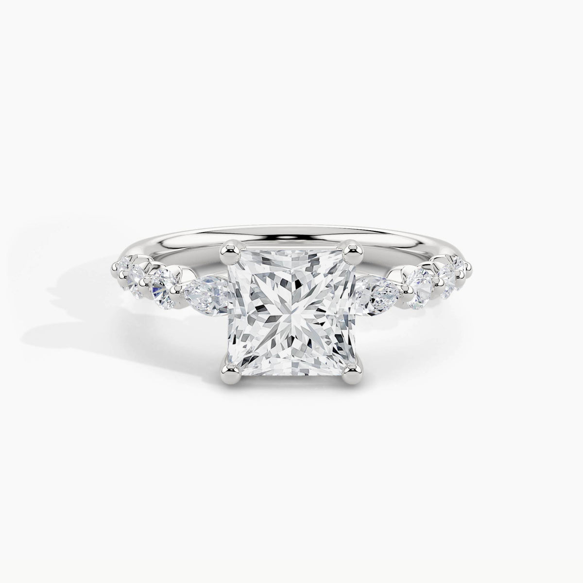 950 Platinum, Princess, down view