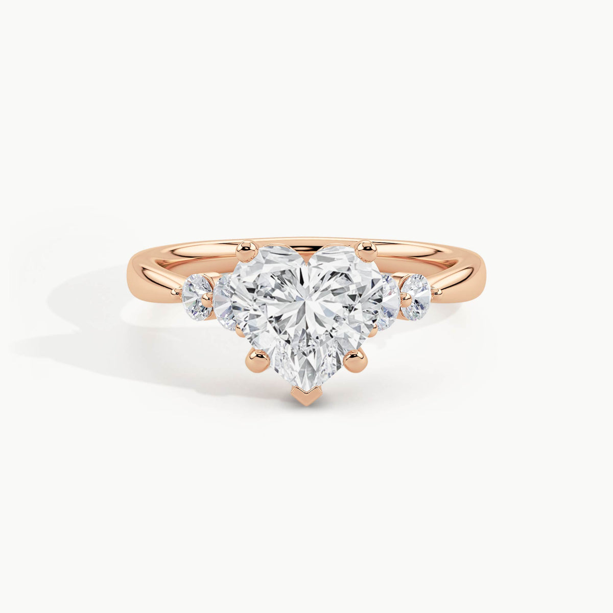 Rose Gold, Heart, down view